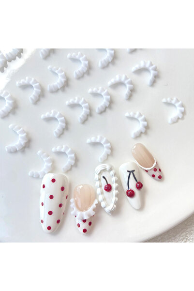 Choice 1bag-ZS746-01 زينة أظافر من دانتيل الفرنسي المنحوت، زينة أظافر من دانت...