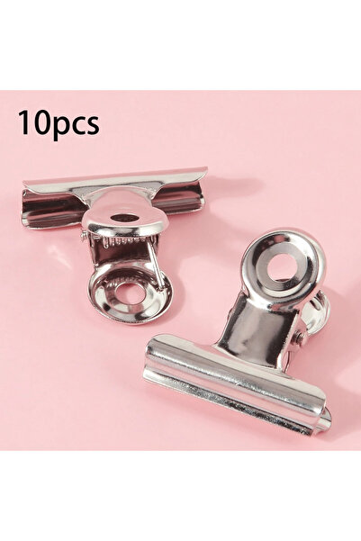 Choice ١٠ قطع، ٥ قطع/مجموعة مشابك أظافر أكريليك بيضاء، مشابك تثبيت منحنية على...