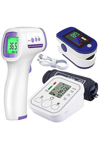 Choice مقياس حرارة طبي رقمي لقياس ضغط الدم، جهاز قياس تشبع الأكسجين في الدم، ...