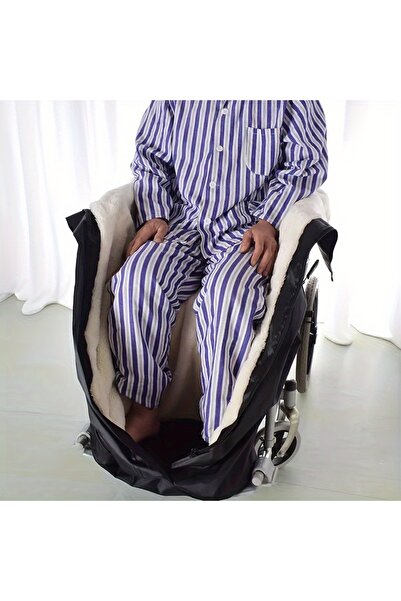 Choice بطانية كرسي متحرك فاخرة مقاومة للماء، قطعة واحدة - طبقتان من صوف الحمل...