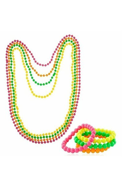 Choice Necklace-Bracelet 4/8PCS Colorful Beads Necklace Bracelet Set Bohemian...