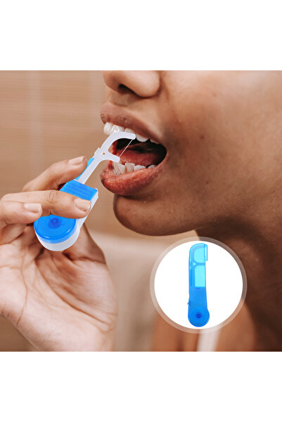 Choice حامل خيط تنظيف الأسنان الأزرق من كلين كيه، حامل بديل لخيط تنظيف الأسنا...