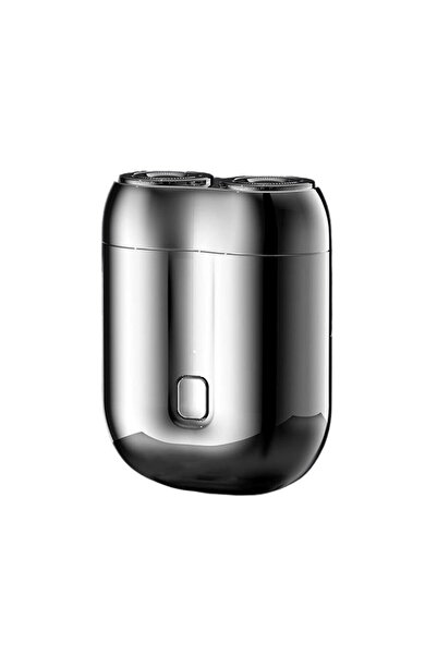 Choice ماكينة حلاقة كهربائية صغيرة مزدوجة فضية اللون، محمولة ولاسلكية، قابلة ...