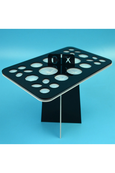 Choice 26 Hole Black White 14/26/28 Holes Stand makeup brush organizer Stand ...