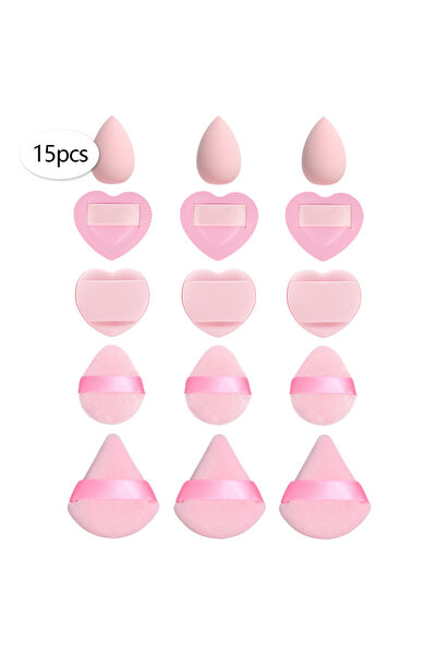 Choice6 15 قطعة من إسفنجات المكياج الصغيرة (15/30/60) لتوزيع البودرة وكريم ال...