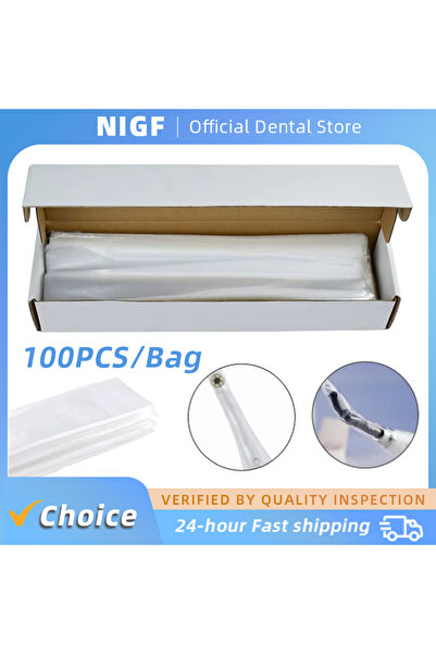 Choice 100 قطعة/صندوق قضيب توجيه الضوء القابل للتصرف للأسنان مع غلاف واقي من ...