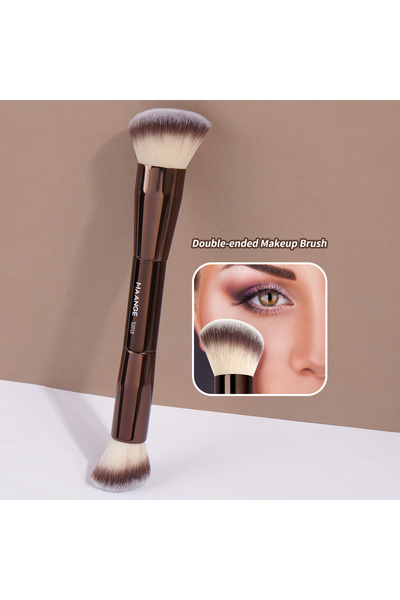 Choice3 فرشاة كونسيلر MAANGE الاحترافية، طقم فرش مكياج برأسين: كريم أساس، بود...