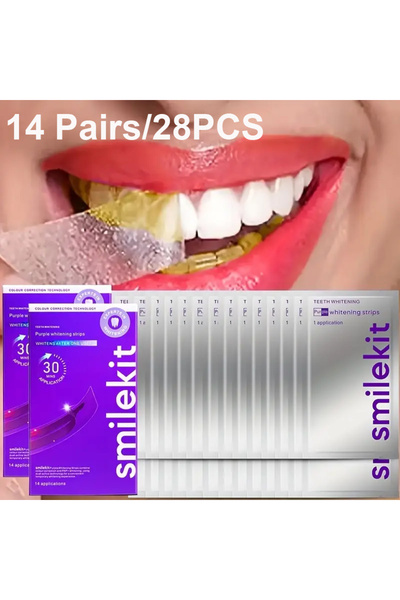 Choice 14 زوجًا من شرائط تبييض الأسنان، شرائط تبييض 9D، تقلل من حساسية الأسنا...