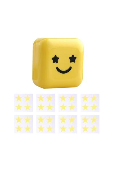 Choice لصقات حب الشباب هيدروكولويد صفراء/زرقاء/نجوم صفراء مع علبة تخزين بمرآة...