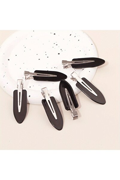 Choice مجموعة من 6 قطع من مشابك الشعر السوداء غير الملحومة بدون انحناءات، مع ...