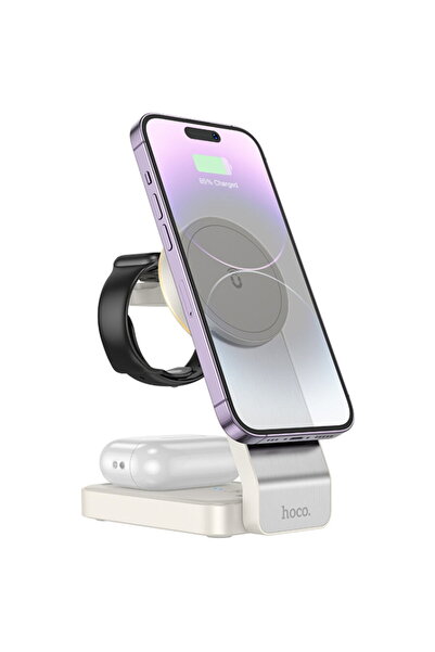 Hoco KF2321012 MagSafe Station 3in1 | Foldable stand for Qi inductive charger...