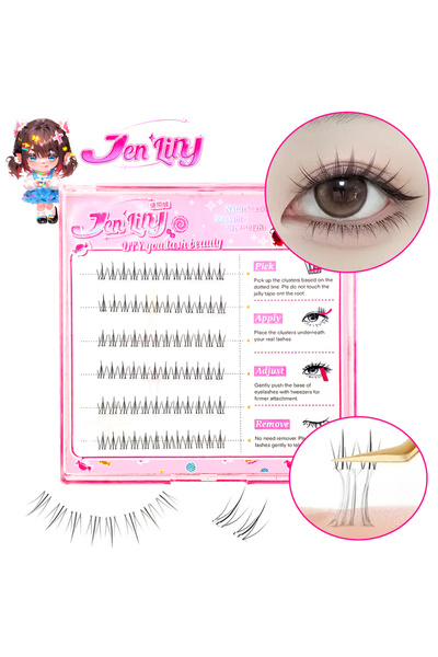 Choice Self Adhesive Bottom Lashes No Glue Needed Reusable Under Eyelash Kore...