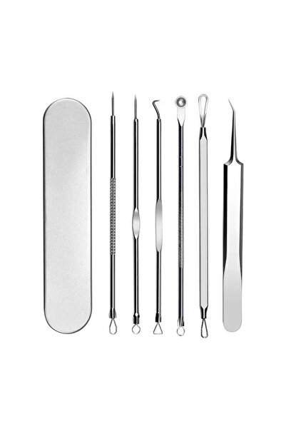 Choice1 مجموعة من 6 إبر لإزالة الرؤوس السوداء وحب الشباب مصنوعة من الفولاذ ال...