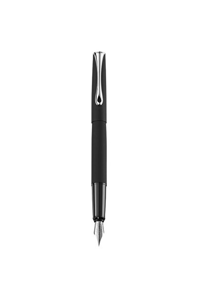 Diplomat Esteem - Black Matt - stainless steel B nib fountain pen