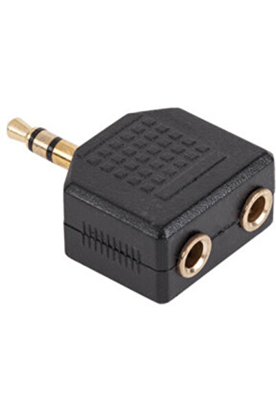 Generic ADAPTER 3.5ST MALE-2X3.5ST MOTHER GOLD