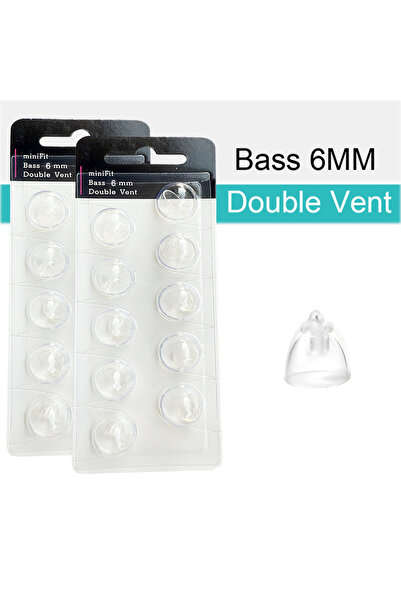 Choice 6 مم (عبوتان) (عبوتان/20 قطعة) أغطية سماعات أذن لسماعات أوتيكون ميني ف...