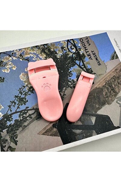 Choice مجموعة أدوات تجعيد الرموش على شكل مخلب قطة، لون وردي، قطعتان، بالإضافة...