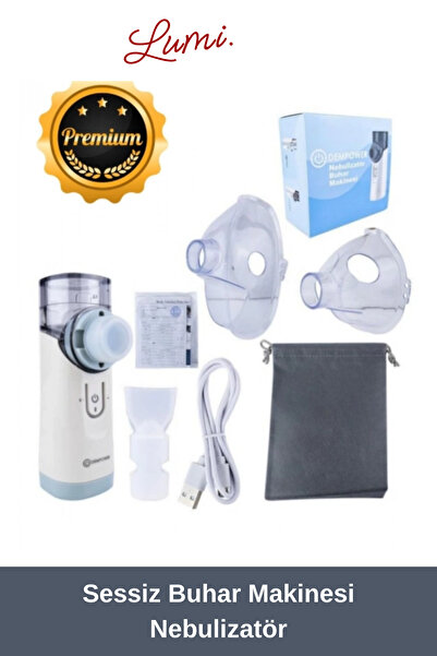 Lumieres Özel Seri Taşınabilir Tıbbi Atomizer Nebulizatör Inhalatör Sessiz Bu...