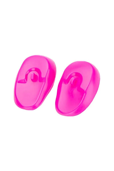 Choice غطاء أذن سيليكون وردي اللون، قطعتان، لحماية الأذن أثناء صبغ الشعر، مقا...