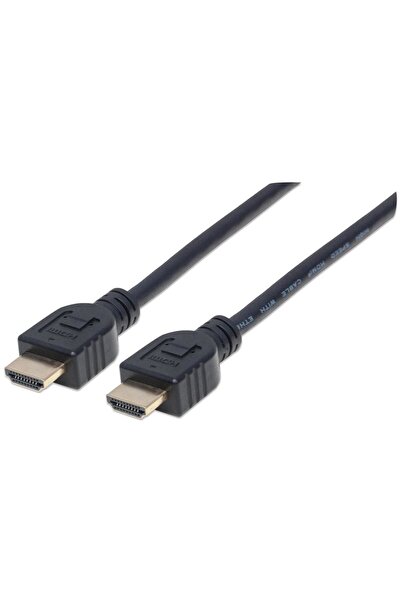 MANHATTAN Cablu monitor HDMI/HDMI V2.0 M/M Ethernet 3m negru