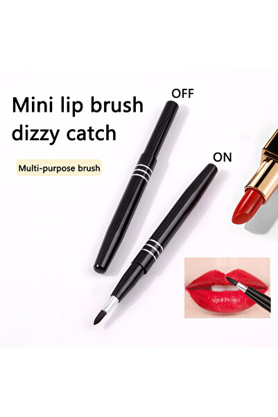 Choice black 1pcs mini portable lipstick brush lipstick brush soft lipstick b...