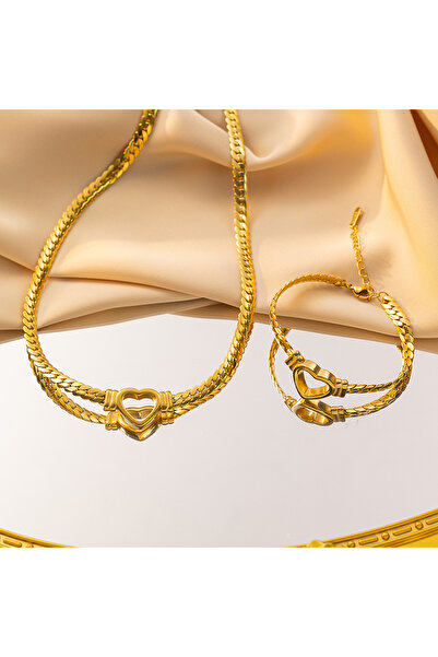 Choice Set Fashion Gold-Plated Waterproof Stainless Steel Jewelry Set Luxury ...
