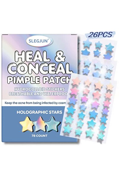 Choice 26-pcs 26pcs Star Pimple Patches For Face Hydrocolloid, Absorbing Cove...