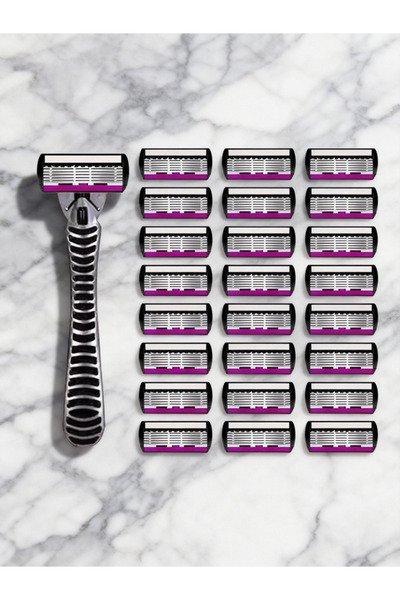 Choice5 شفرة حلاقة رجالية عالية الجودة من 1Handle24، مصنوعة من 6 طبقات من الف...