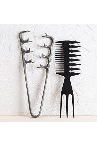 Choice مجموعة من قطعتين، مجموعة من 2/3 قطع من الأمشاط، فرشاة تكثيف الشعر ذات ...