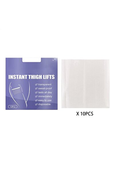 Choice ١٠ قطع من لصقات شد ورفع الساقين، ١٠ قطع من أشرطة الفخذ غير المرئية الت...