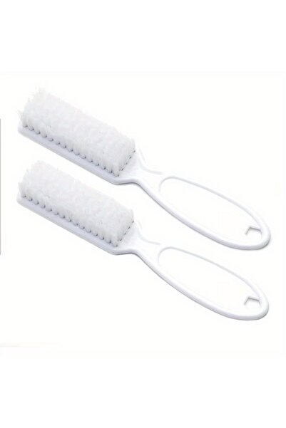 Choice مجموعة فرشاة أظافر بيضاء، قطعتان، فرشاة بلاستيكية ناعمة لتنظيف الأظافر...