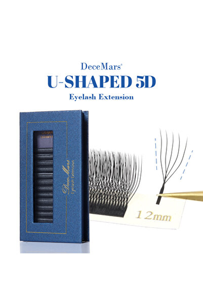 Choice5 11 مم 0.07 مم أسود C رموش ديسي مارس على شكل حرف U خماسية الأبعاد (12 ...