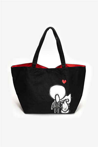 Karl Lagerfeld Ikon Valentine Shopper Kadın Omuz Çantası