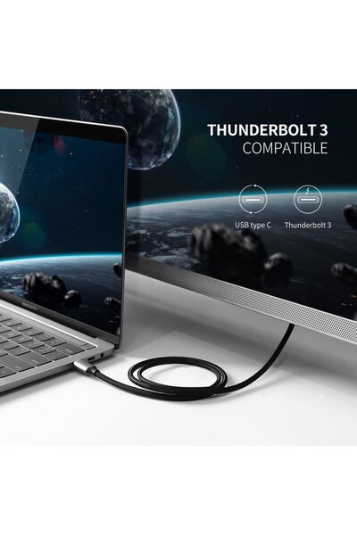 Ugreen Cable 50570 (USB type C M - HDMI M; 1,5m; black color)