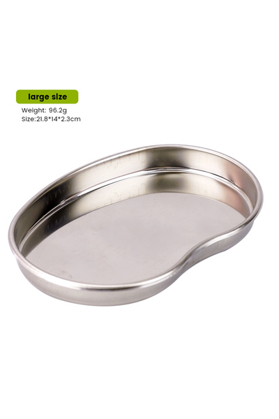 Choice L 1PC Kidney Shaped Stainless Steel Sterilized Tray for Medical Dental...