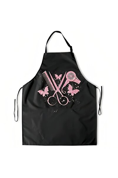 Choice رداء حلاقة أسود قطعة واحدة للرجال والنساء، مناسب لقص الشعر وصبغه.