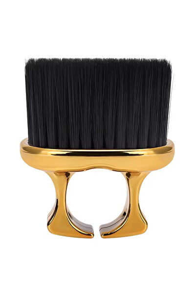 Choice فرشاة تنظيف الرقبة بحلقة ذهبية من مارسيليس سوداء لإزالة الشعر المتساقط...