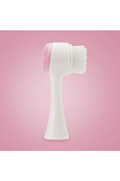 Choice1 فرشاة تنظيف الوجه اليدوية الصغيرة باللون الوردي، فرشاة تدليك الوجه من...