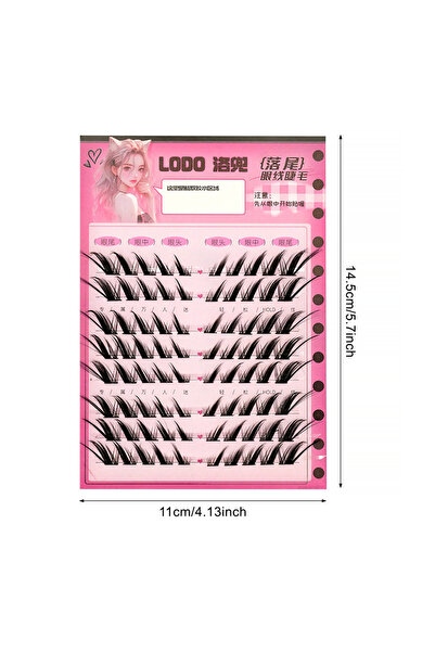 Choice1 A Self Adhesive Lash Clusters Mix Length Natural Look Lashes Clusters...