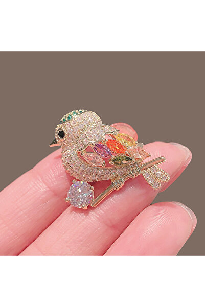 Choice قطعة واحدة من دبابيس طيور أنيقة للنساء والفتيات، مزينة بأحجار الراين ا...