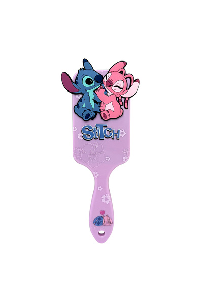 Choice4 Stitch comb 3 Blue cartoon cute Stitch makeup brush set, embroidered ...