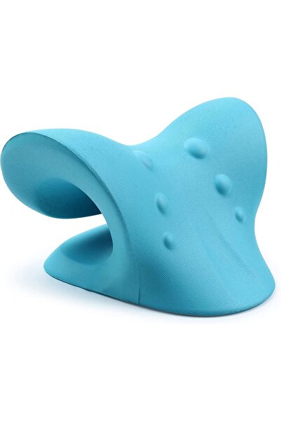 Choice جهاز أزرق لتخفيف توتر العضلات عن طريق شد الرقبة والكتفين