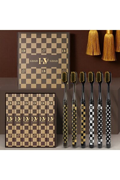 Choice ٦ قطع - علبة واحدة تحتوي على ٦ قطع؛ فرشاة أسنان بشعيرات ناعمة عالية ال...