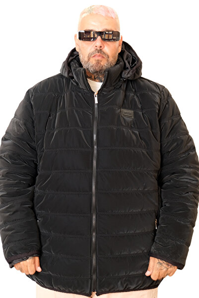 ModeXL Mode XL Men's Plus Size Coat Hooded U25702