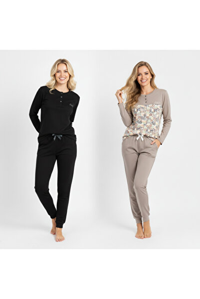 BONBON Women's Cotton 2-Piece Pajama Set Bb2215