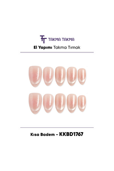 Takma Takma M Beden KKBD1768 Kısa Badem 10'lu Tekrar Kullanılabilir El Yapımı...