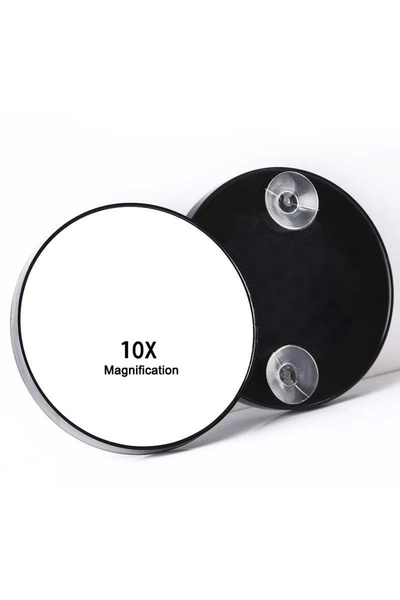 Choice Balck 10x 10x Magnification Mirror With Suction Cup Blackhead Magnifyi...