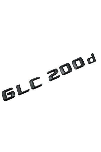 MERCEDES Emblemă GLC 200d pentru portbagajul spate Mercedes, neagră