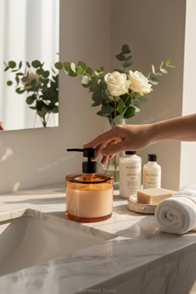 MİEN Premium Sıvı Sabunluk | Modern Tasarım | Dayanıklı Turuncu
