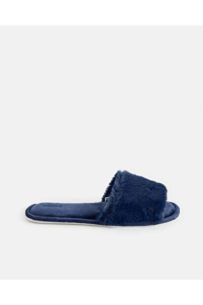 REDTAG Women Navy Textured Slipper